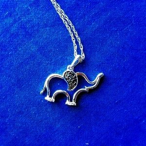 Kay Jewelers Diamond Elephant Necklace